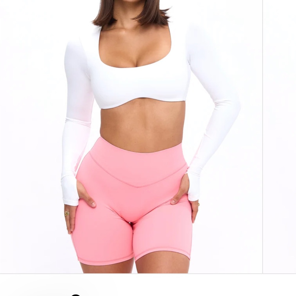 Long Sleeve Curve Crop